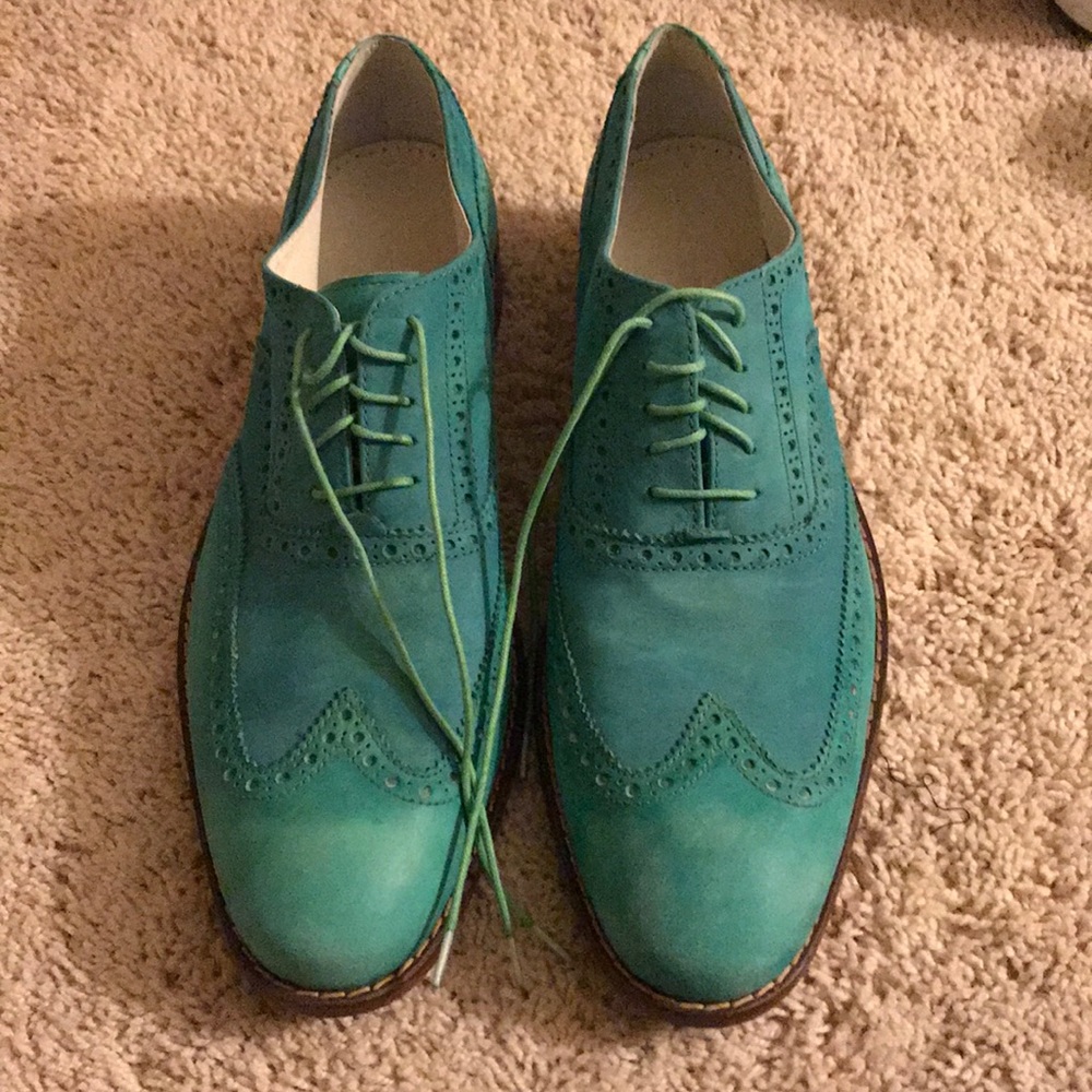 Cole Haan Green leather dress shoes